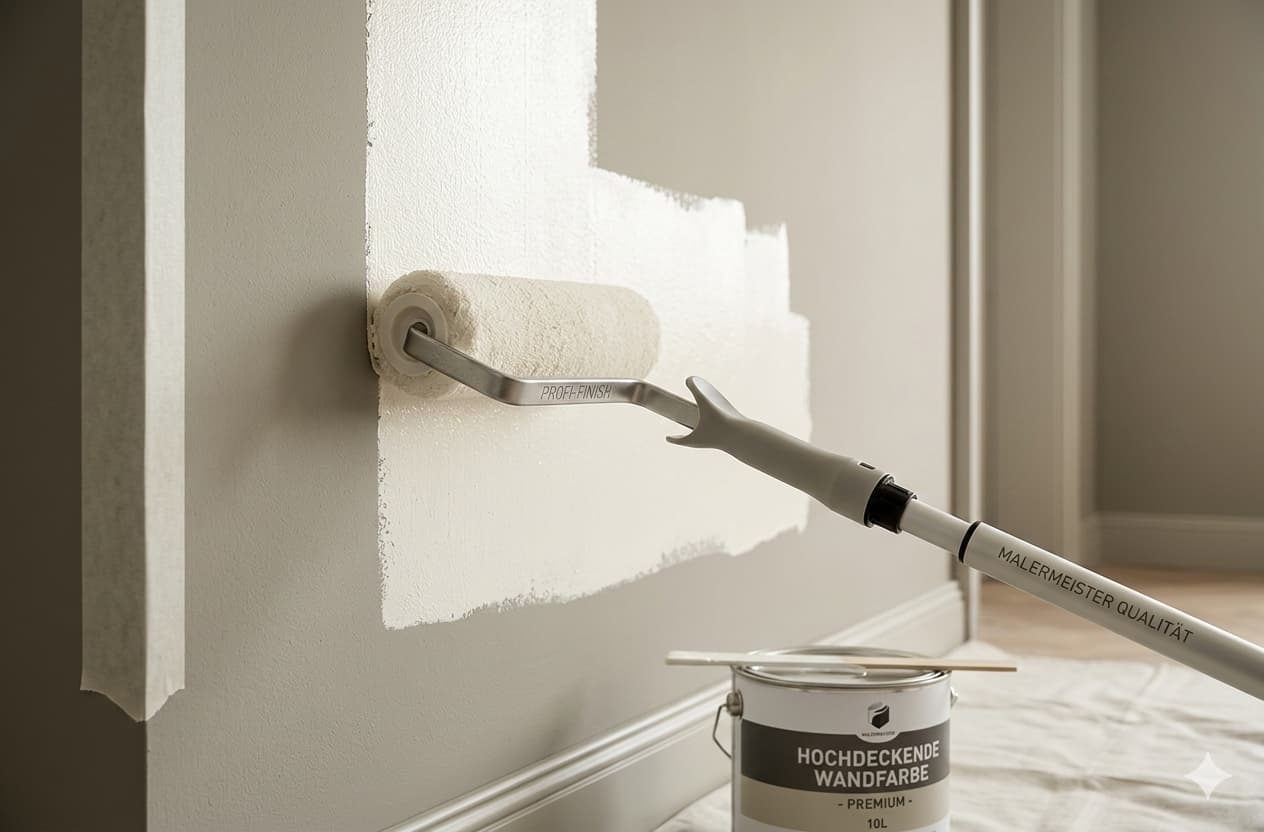 Malerarbeiten, Anstrich an Wand